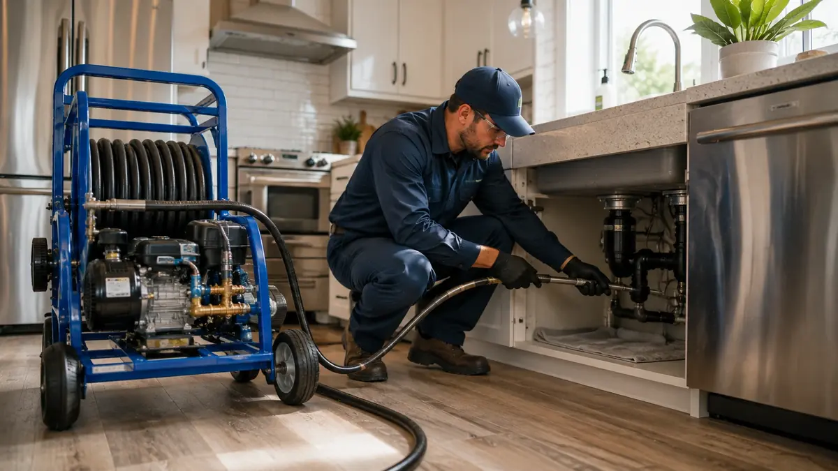 Kitchen Drain Hydro Jetting in Surfside