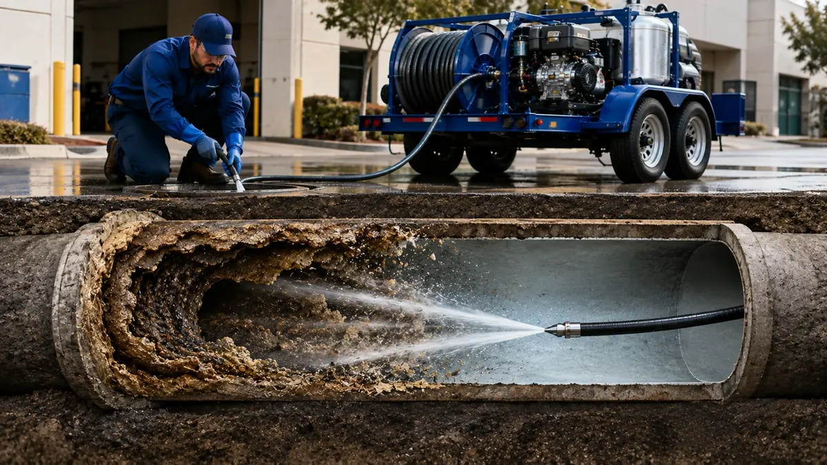Sewer Pipe Descaling in Surfside